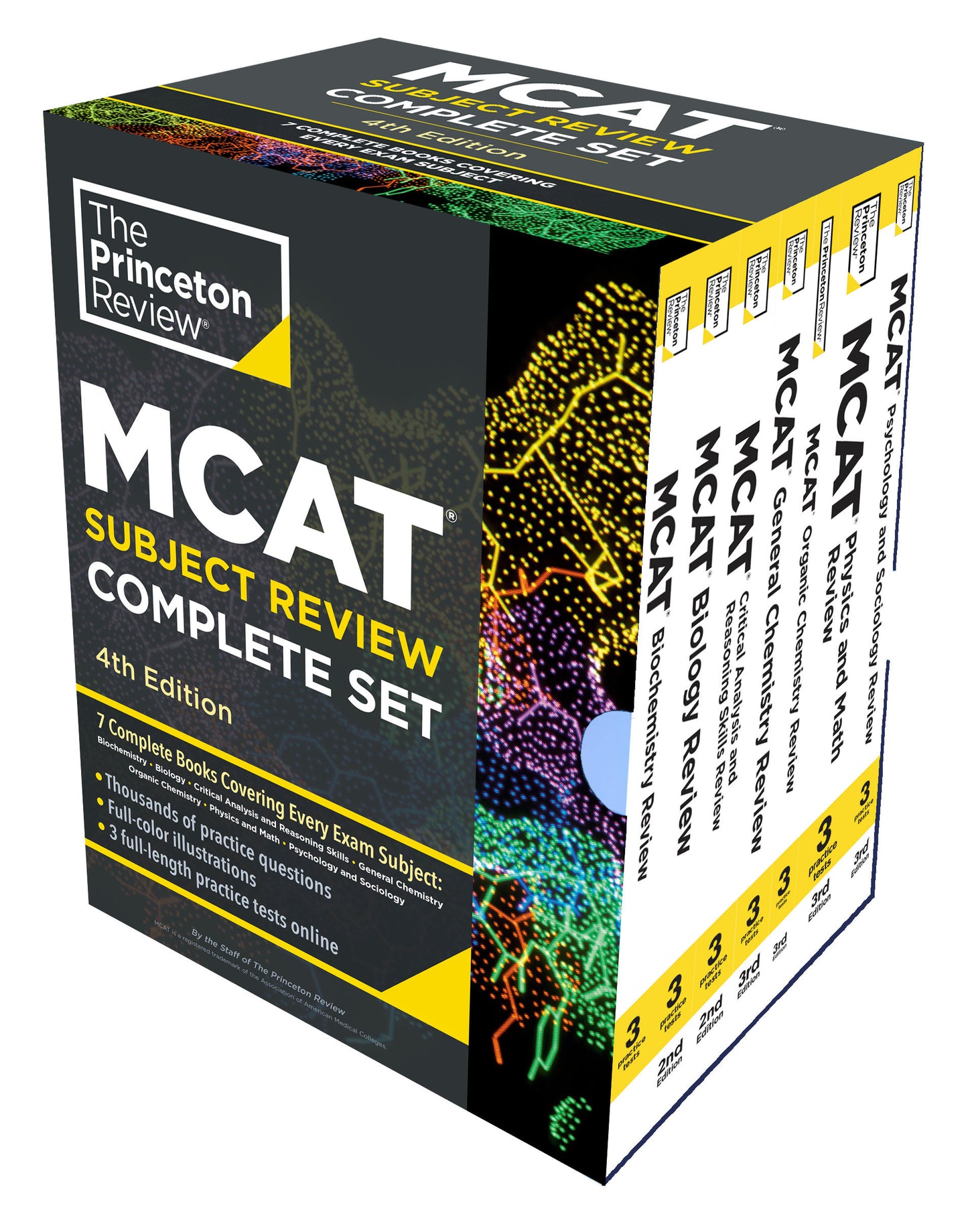 Princeton Review MCAT Subject Review Complete Box Set, 4th Edition - 7 Complete Books + 3 Online Practice Tests (Graduate School Test Preparation)