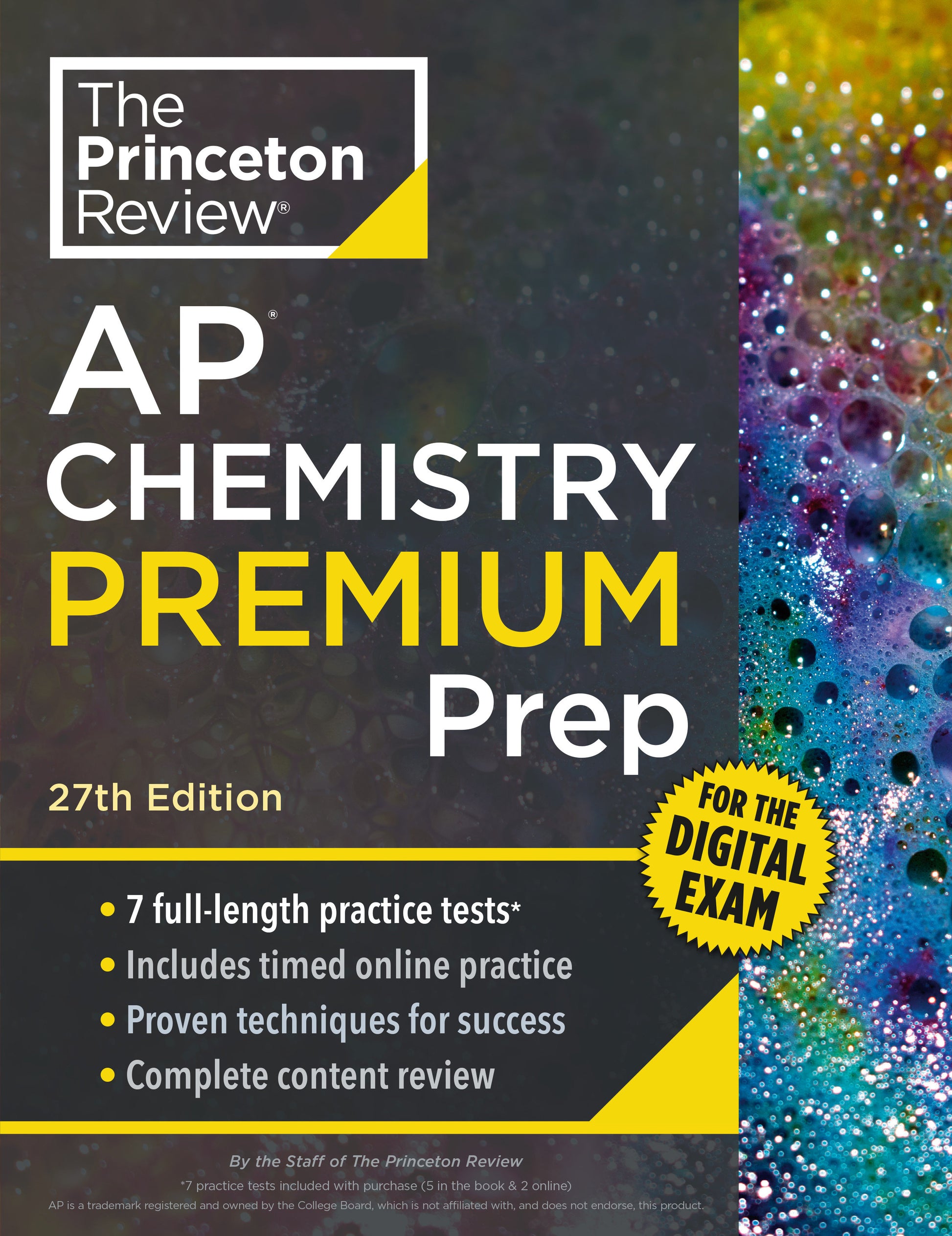 Princeton Review AP Chemistry Premium Prep, 27th Edition - 7 Practice Tests + Digital Practice Online + Content Review (College Test Preparation)