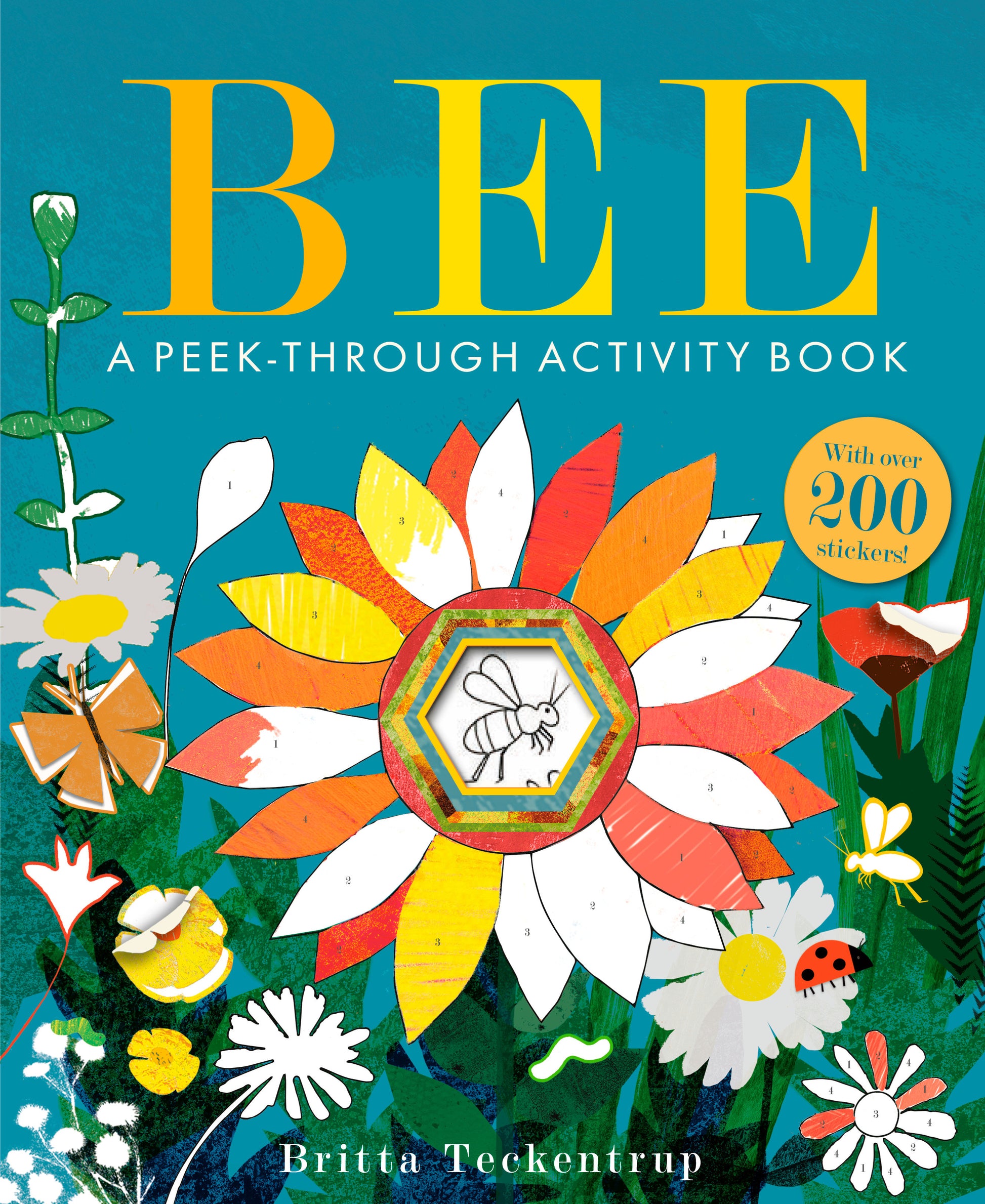 Bee: A Peek-Through Activity Book: With over 200 stickers