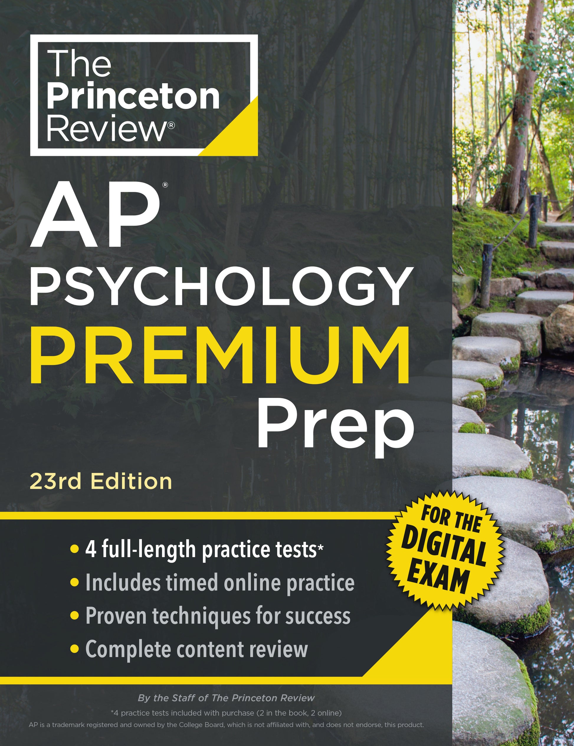 Princeton Review AP Psychology Premium Prep, 23rd Edition - 4 Practice Tests + Digital Practice Online + Content Review (College Test Preparation)