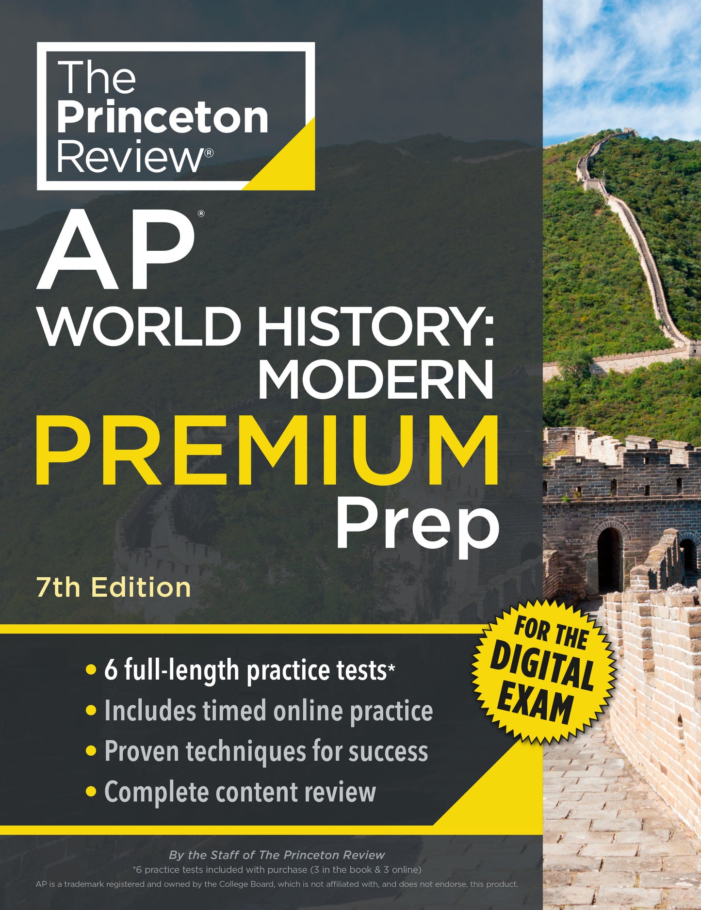 Princeton Review AP World History: Modern Premium Prep, 7th Edition - 6 Practice Tests + Digital Practice Online + Content Review (College Test Preparation)
