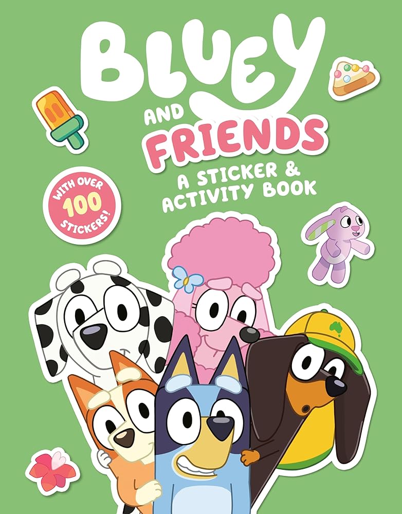 Bluey and Friends: A Sticker & Activity Book cover image
