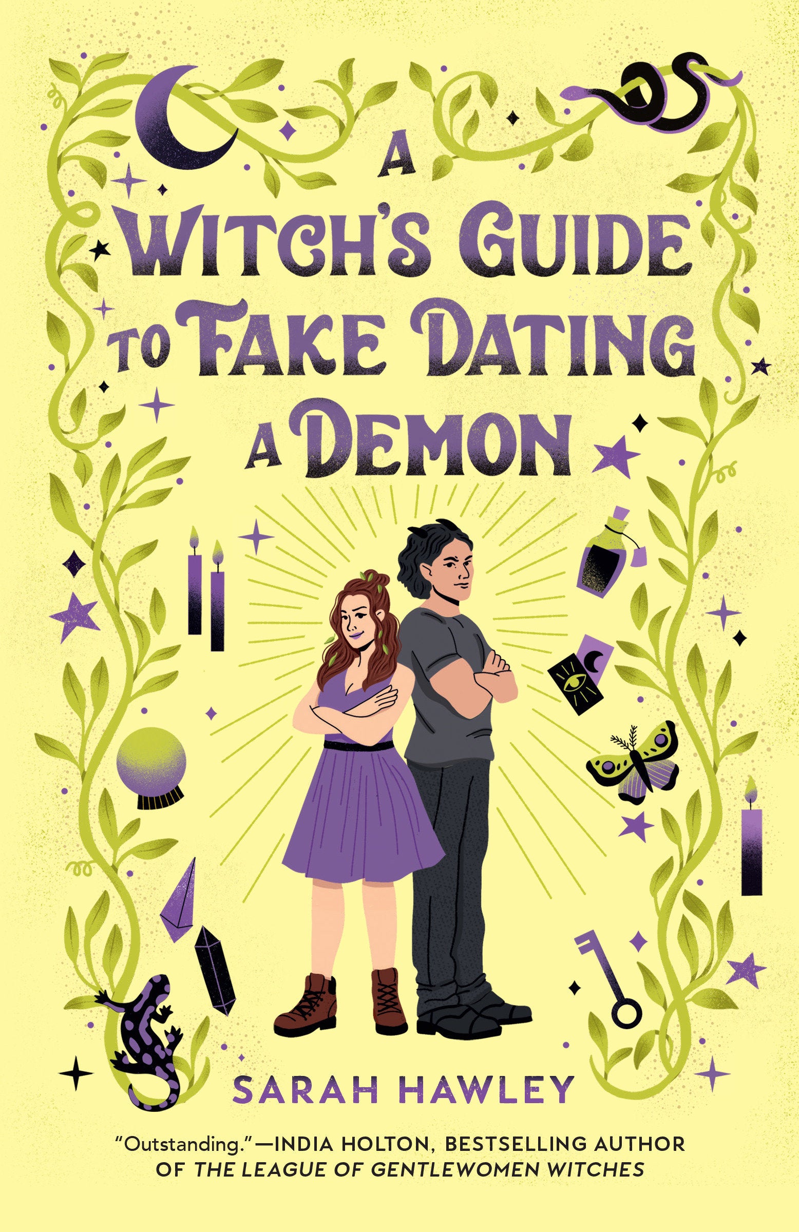 A Witch's Guide to Fake Dating a Demon (Glimmer Falls) (Book:1)