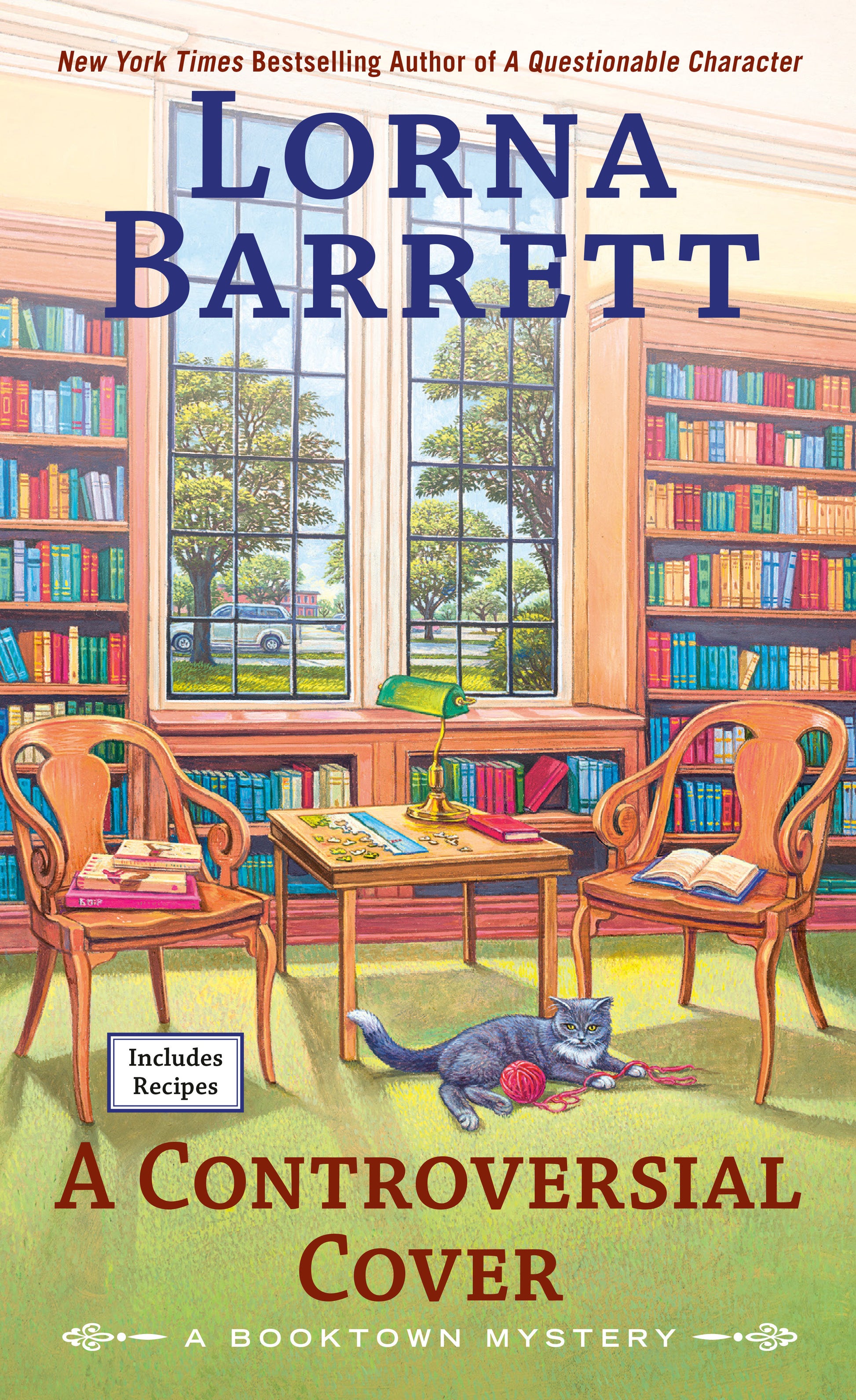 A Controversial Cover (A Booktown Mystery) (Book:18)