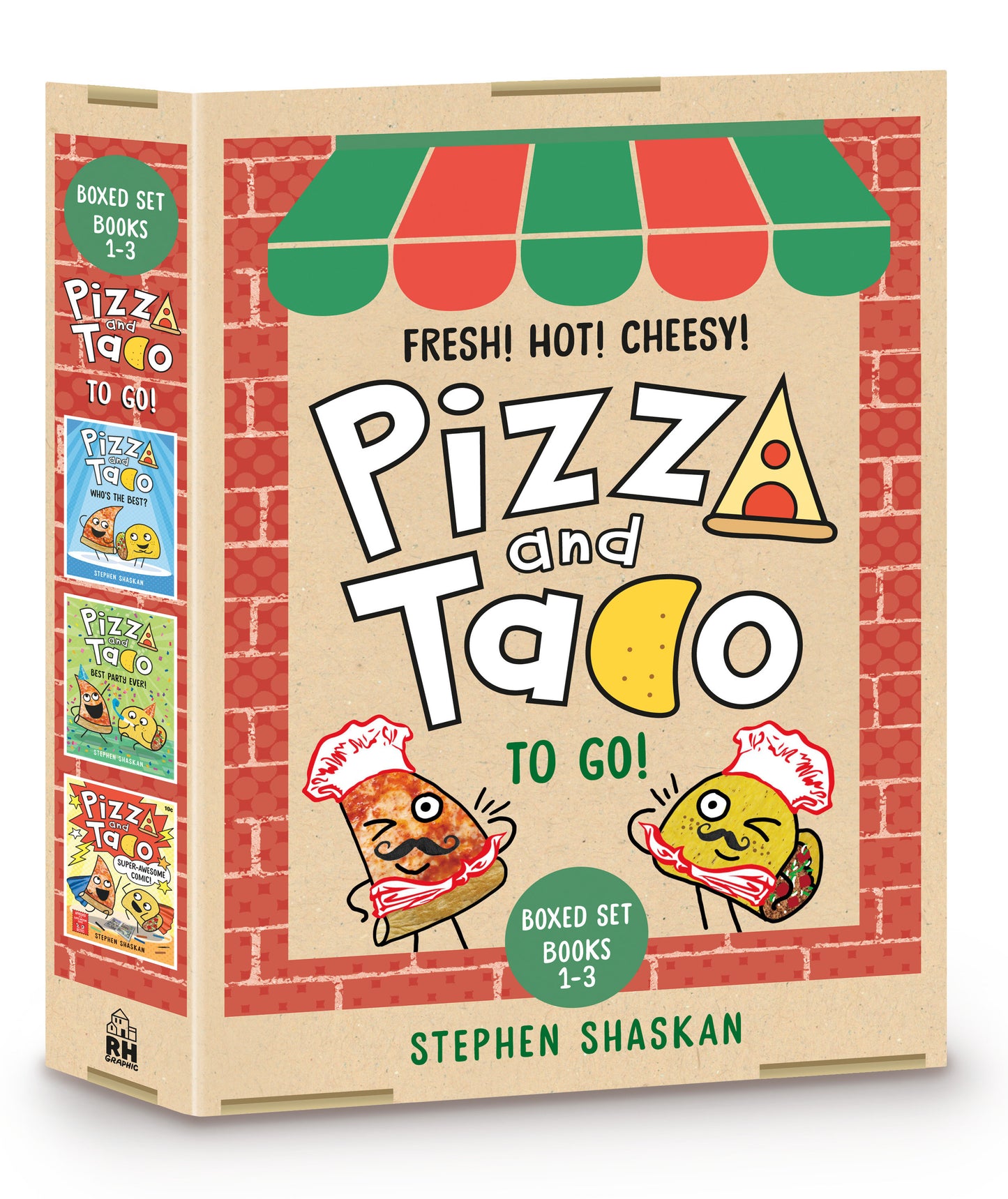Pizza and Taco To Go! 3-Book Boxed Set - Books 1-3 (A Graphic Novel Boxed Set) (Pizza and Taco)
