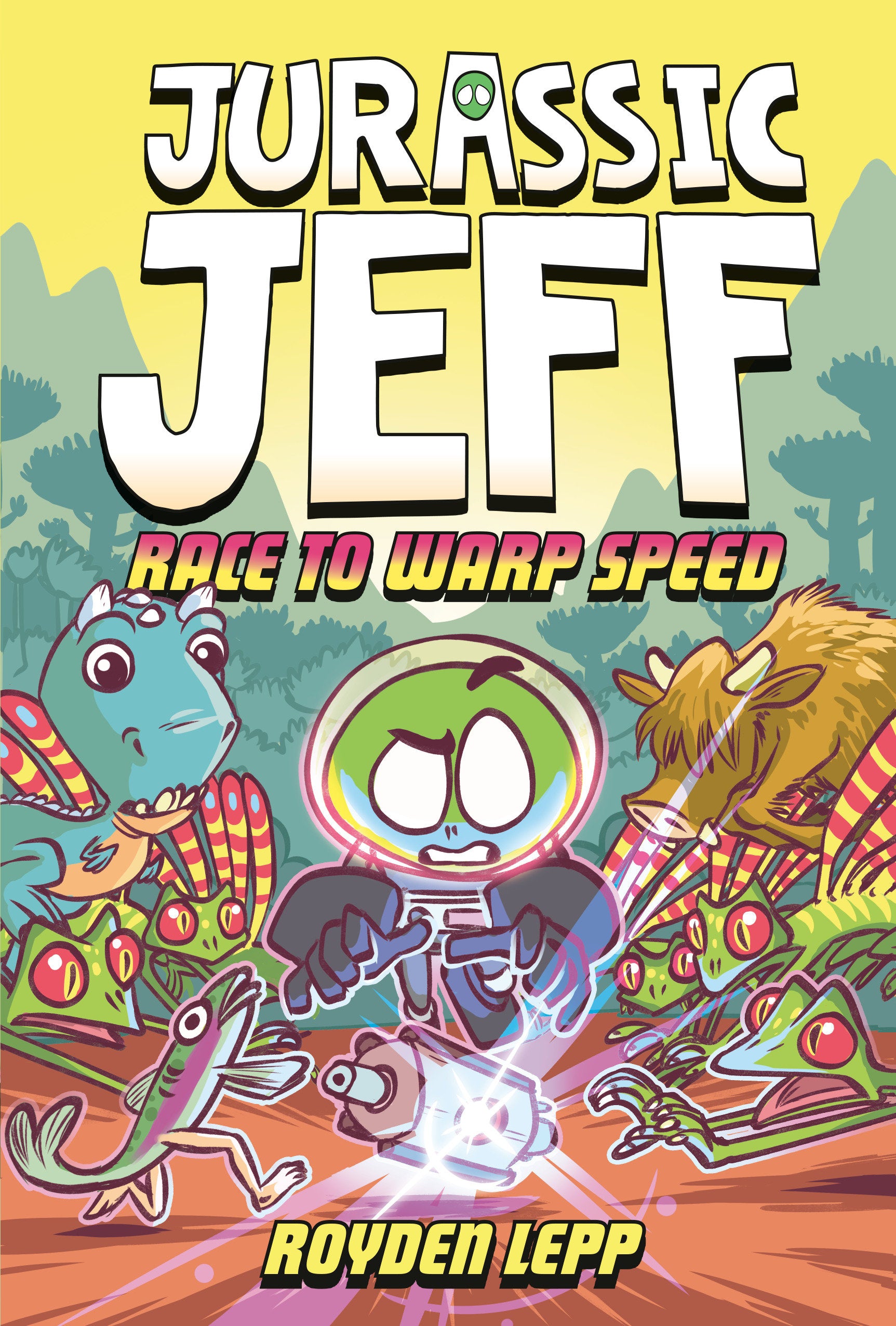 Jurassic Jeff: Race to Warp Speed (Jurassic Jeff Book 2) - (A Graphic Novel) (JURASSIC JEFF) (Book:2)
