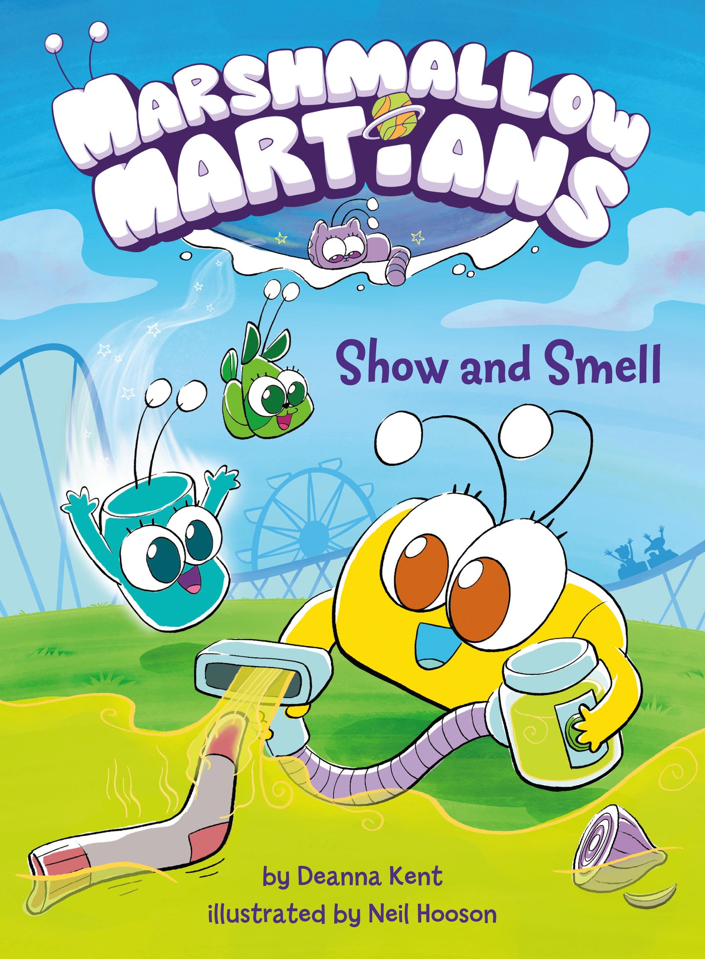 Marshmallow Martians: Show and Smell - (A Graphic Novel) (Marshmallow Martians) (Book:1)