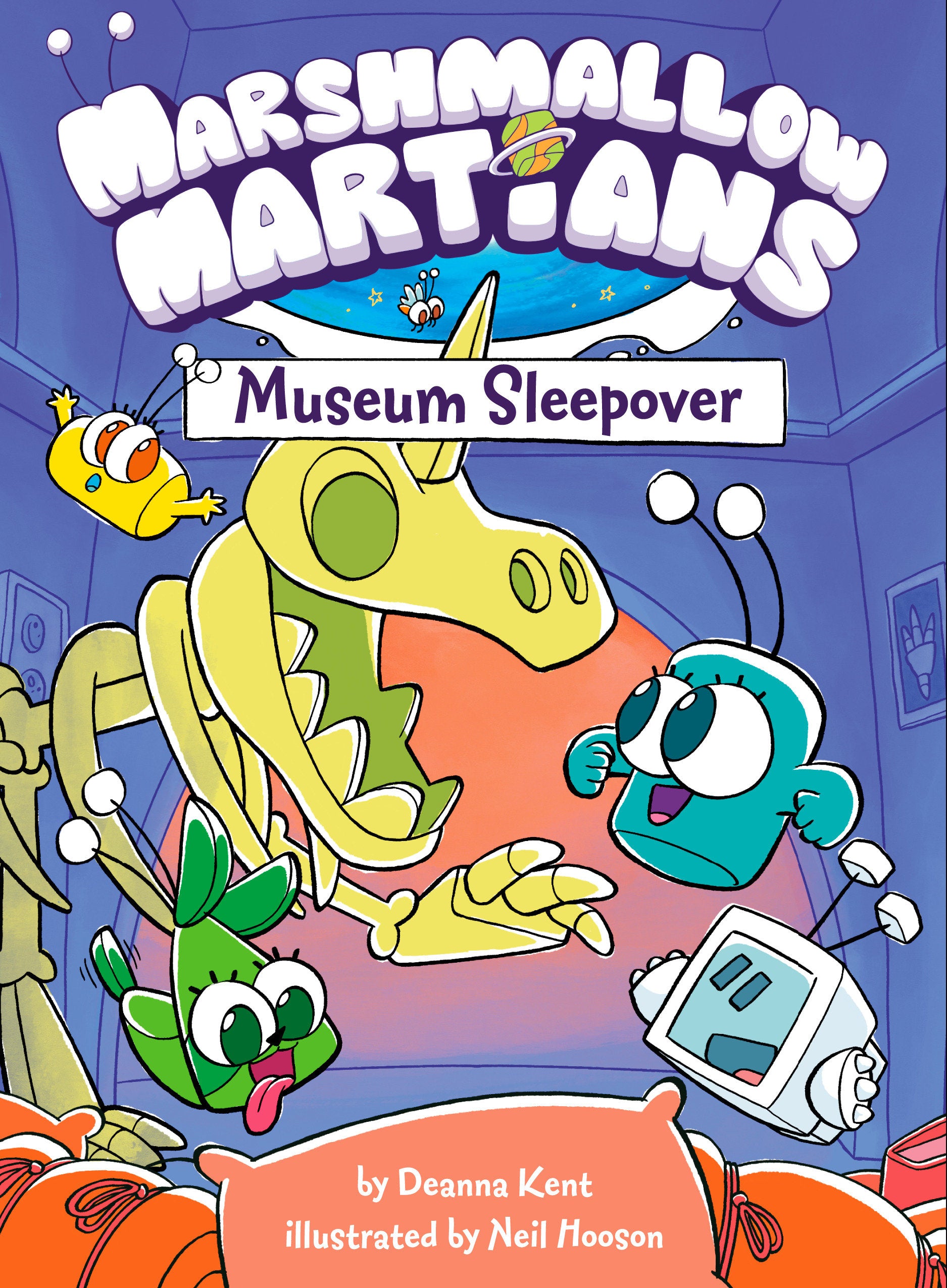 Marshmallow Martians: Museum Sleepover - (A Graphic Novel) (Marshmallow Martians) (Book:3)