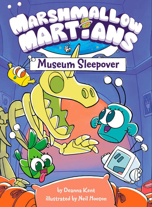 Marshmallow Martians: Museum Sleepover - (A Graphic Novel) (Marshmallow Martians) (Book:3)