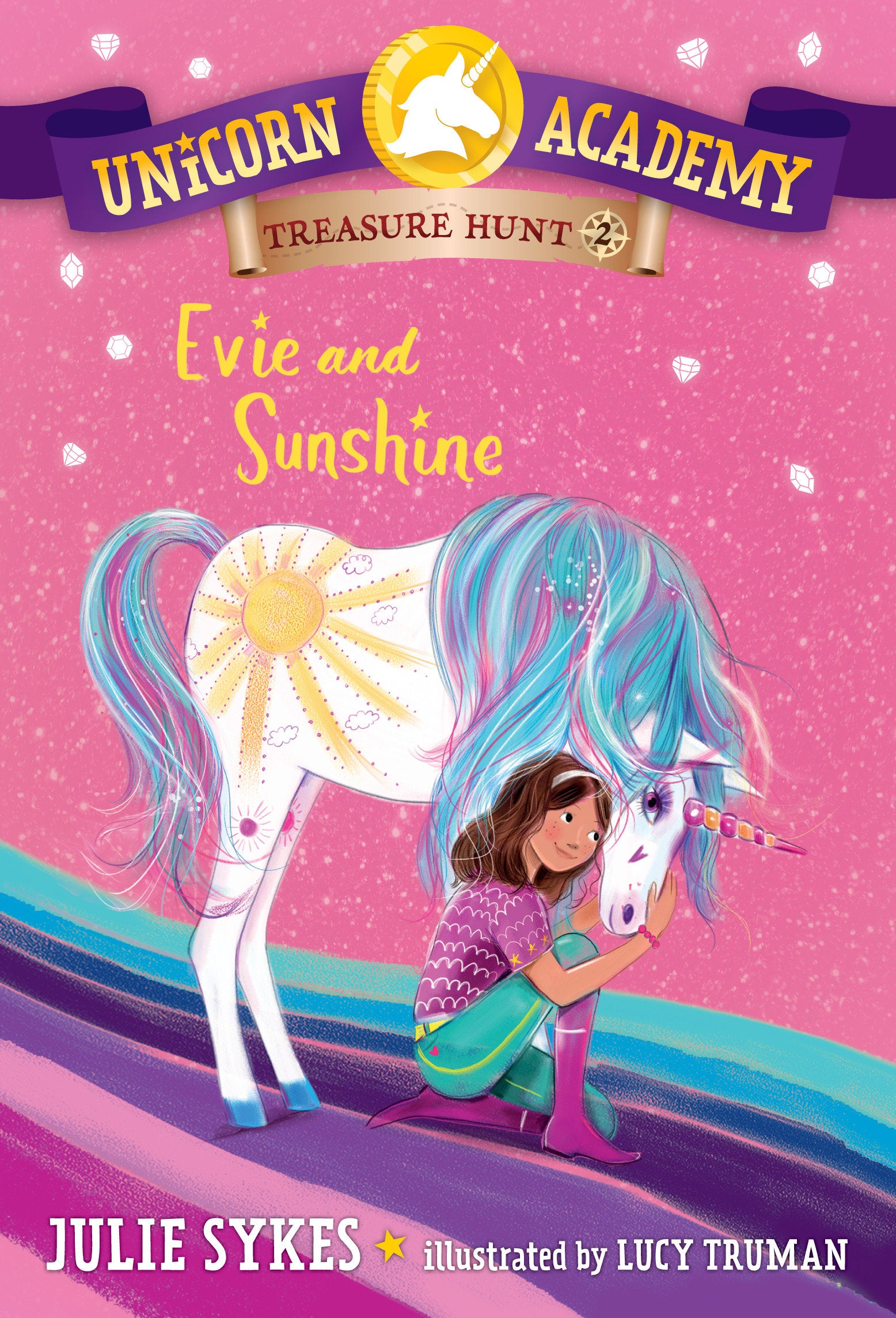 Unicorn Academy Treasure Hunt #2: Evie and Sunshine (Unicorn Academy Treasure Hunt) (Book:2)