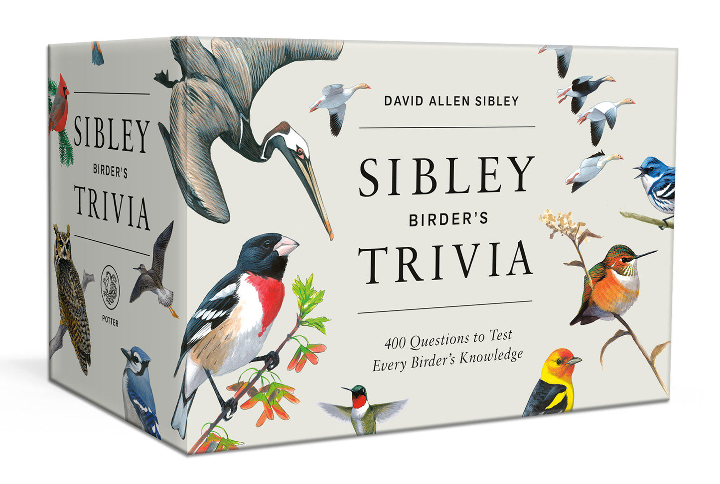 Sibley Birder's Trivia: A Card Game - 400 Questions to Test Every Birder's Knowledge (Ultimate Trivia Card Games)