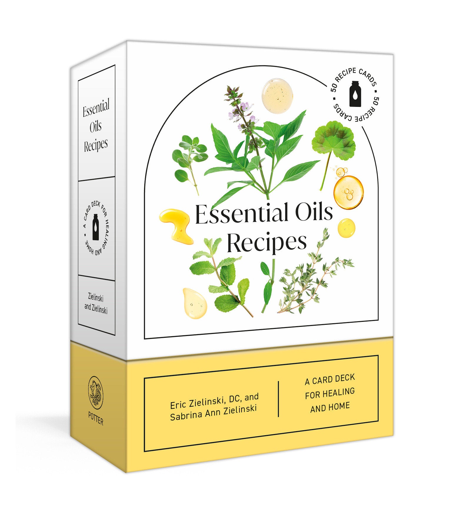 Essential Oils Recipes - A 52-Card Deck for Healing and Home: 50 Recipes
