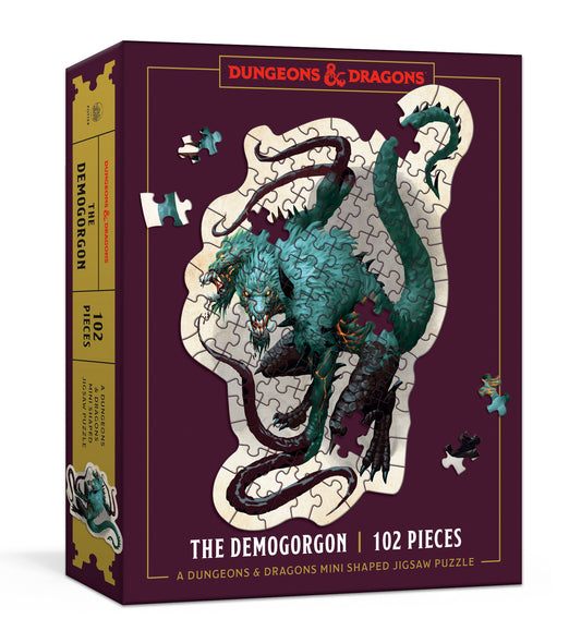 Dungeons & Dragons Mini Shaped Jigsaw Puzzle: The Demogorgon Edition - 102-Piece Collectible Puzzle for All Ages (Dungeons & Dragons)