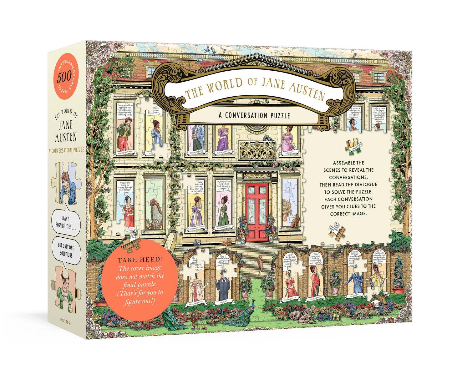 The World of Jane Austen: A Conversation Puzzle - 500-Piece Puzzle: Jigsaw Puzzle for Adults