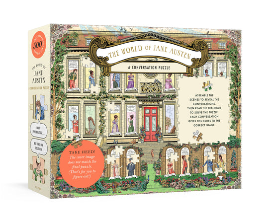 The World of Jane Austen: A Conversation Puzzle - 500-Piece Puzzle: Jigsaw Puzzle for Adults