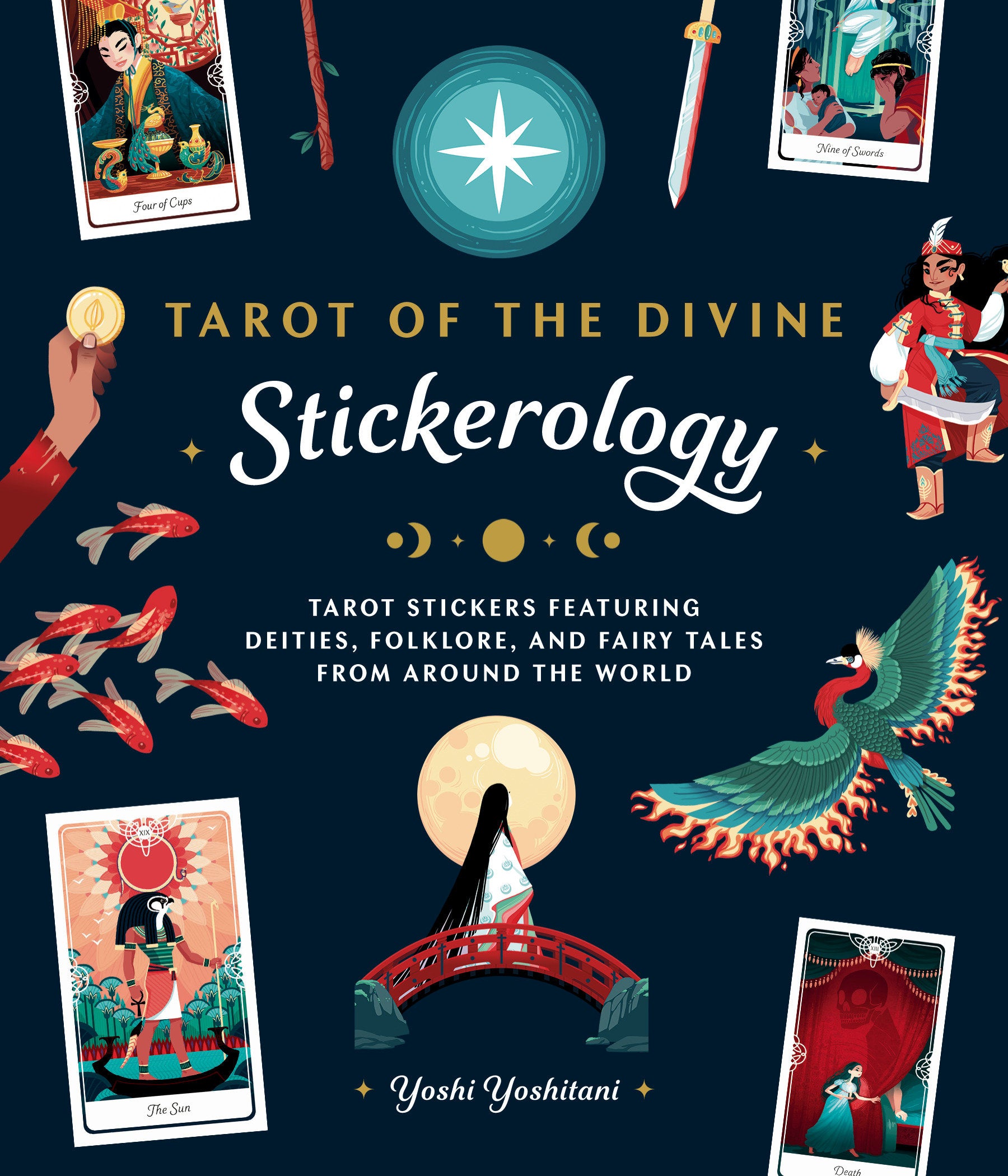 Tarot of the Divine Stickerology - Tarot Stickers Featuring Deities, Folklore, and Fairy Tales from Around the World: Tarot stickers for journals, water bottles, laptops, planners, and more