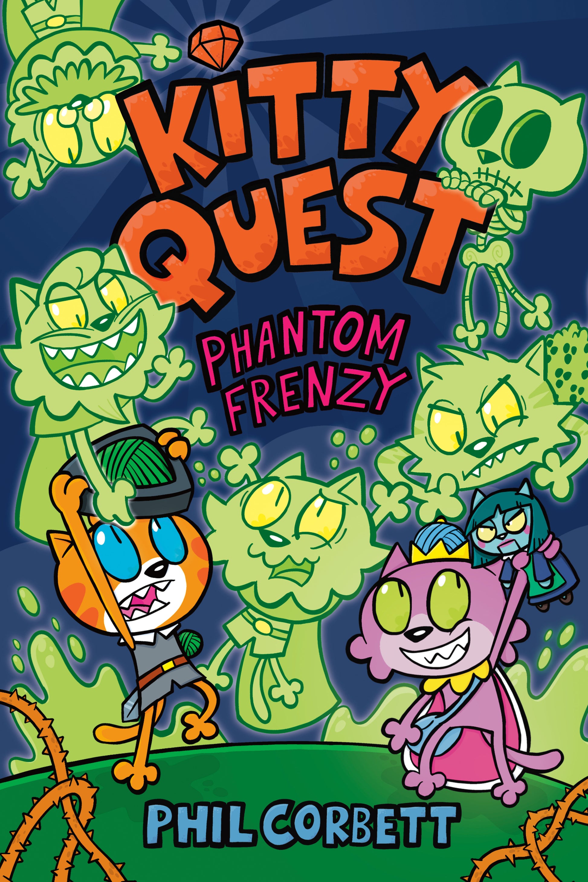 Kitty Quest: Phantom Frenzy: A Graphic Novel (Kitty Quest) (Book:4)
