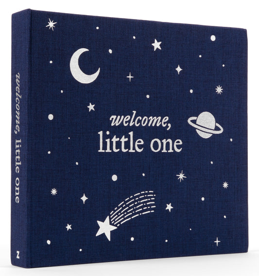 Welcome, Little One - A Keepsake Baby Journal and Baby Memory Book for Monthly Milestones and Memorable Firsts
