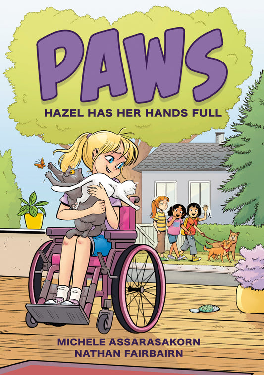 PAWS: Hazel Has Her Hands Full - A Graphic Novel (PAWS) (Book:4)