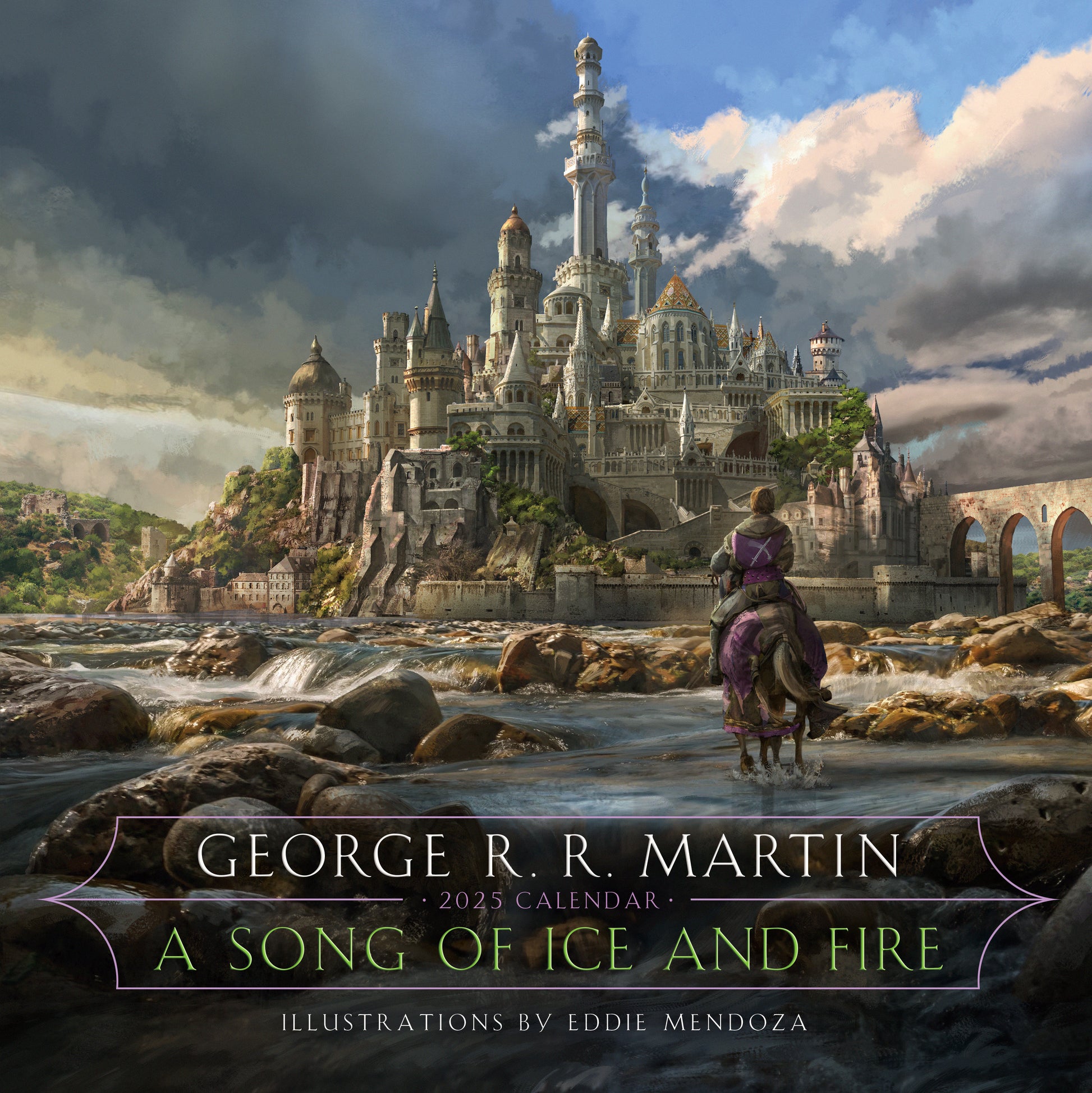 A Song of Ice and Fire 2025 Calendar - Illustrations by Eddie Mendoza