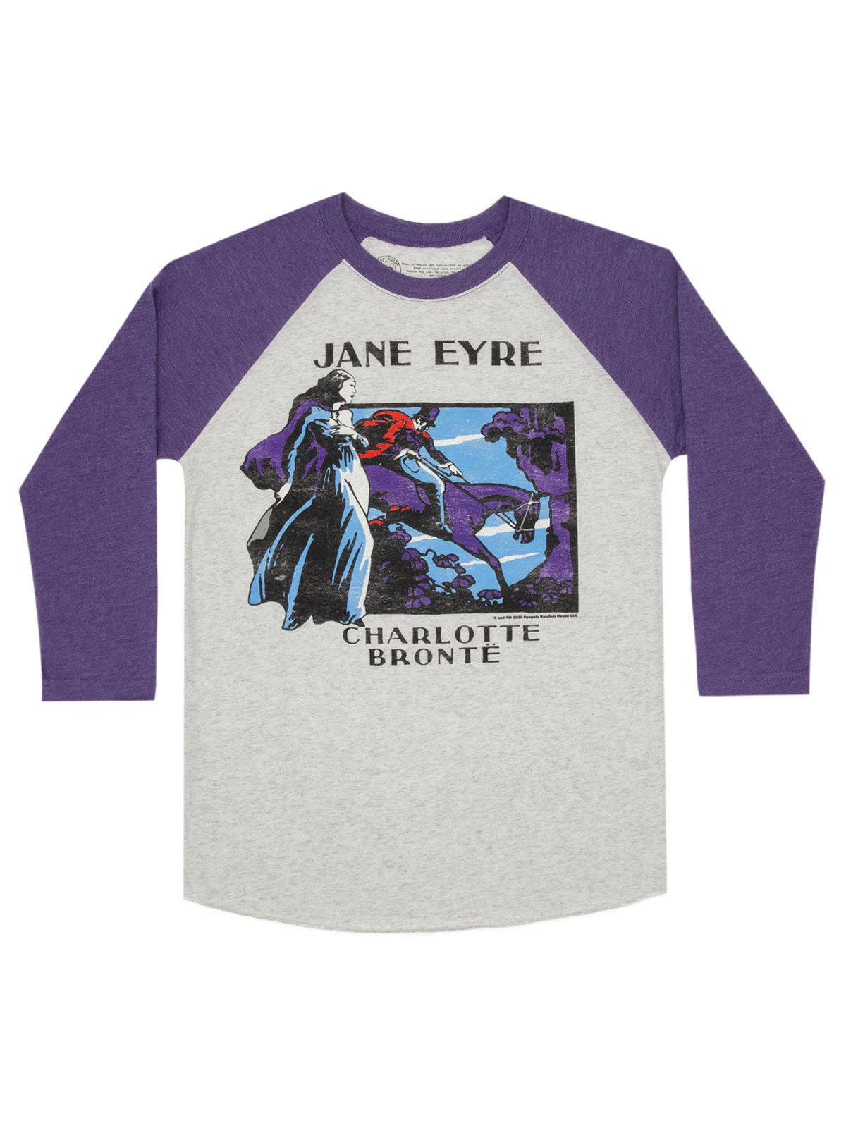 Jane Eyre Unisex 3/4 Sleeve Raglan X-Small