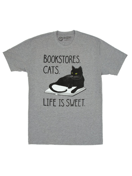 Bookstore Cats Unisex T-Shirt XXXX-Large
