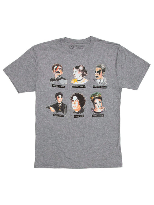 Punk Rock Authors Unisex T-Shirt XXXX-Large