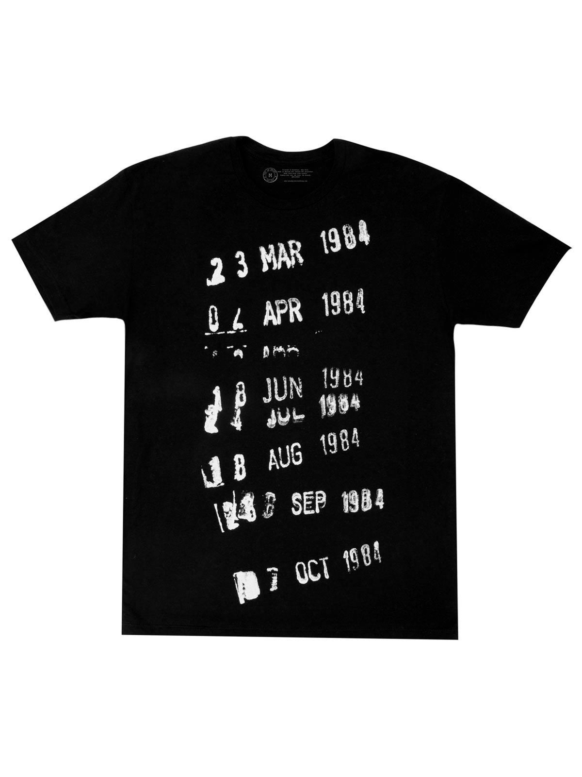 Library Card Stamp (Black) Unisex T-Shirt XXXX-Large