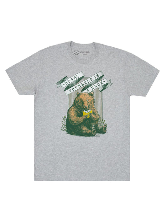 Beary Yourself in a Book Unisex T-Shirt X-Small