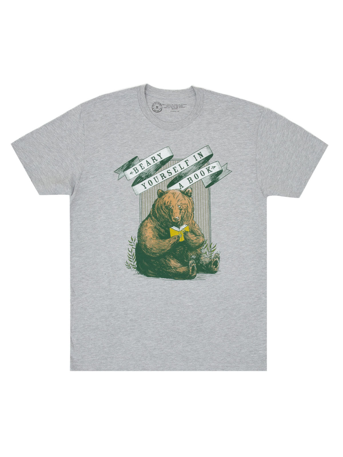 Beary Yourself in a Book Unisex T-Shirt Large