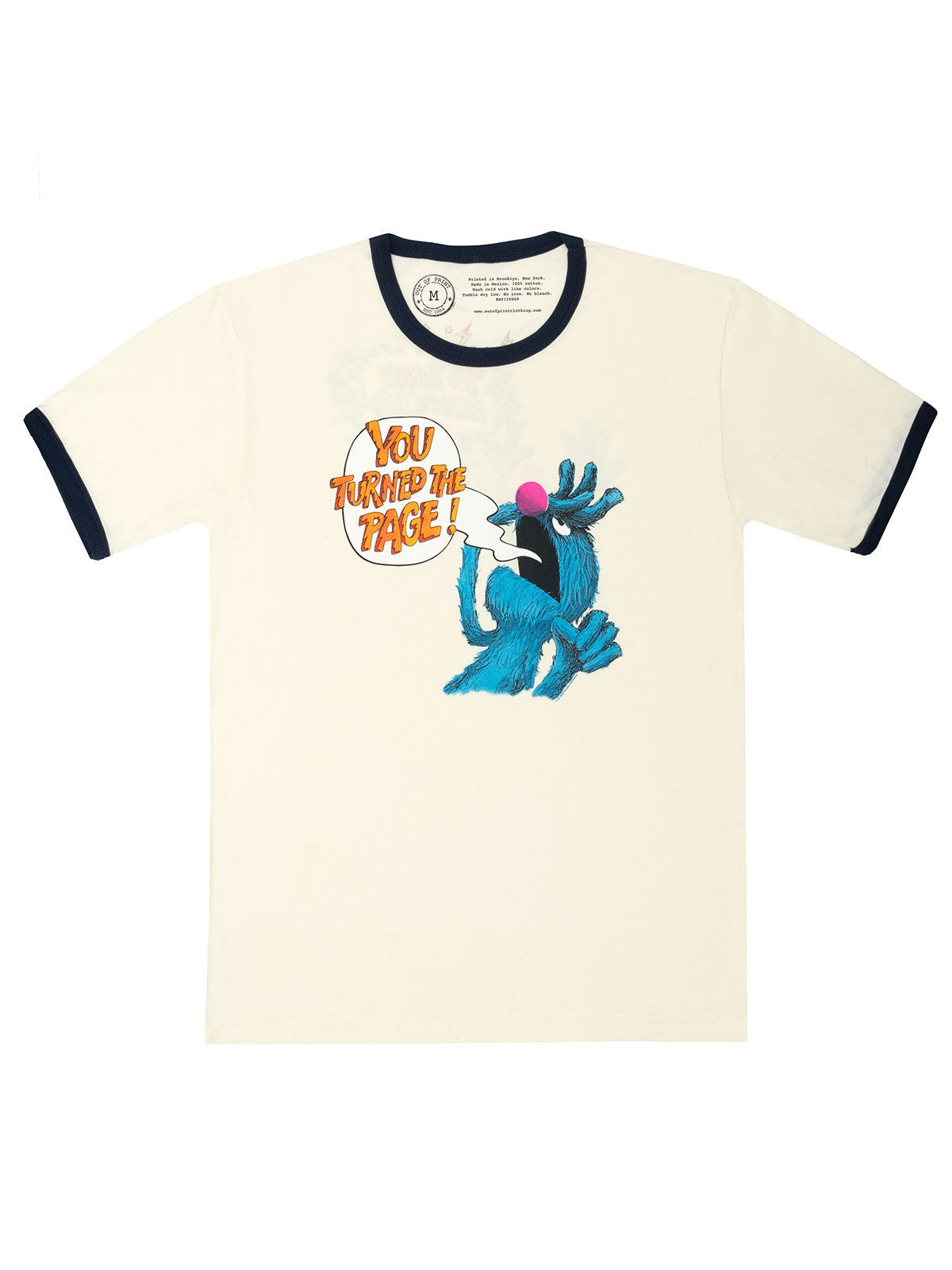 Sesame Street: The Monster at the End of This Book Unisex Ringer T-Shirt X-Large