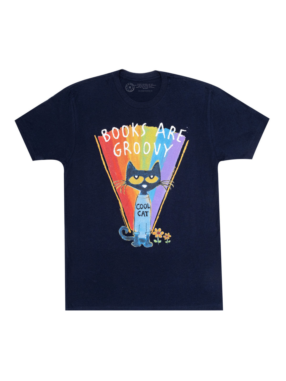 Pete the Cat: Books Are Groovy Unisex T-Shirt XXXX-Large