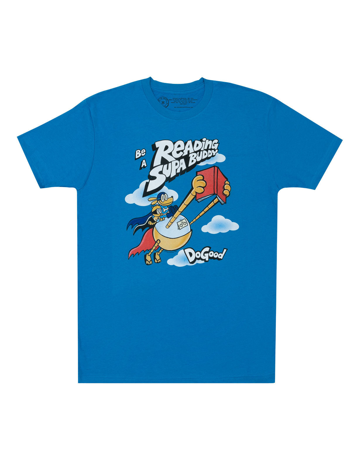 Dog Man: Be a Reading Supa Buddy Unisex T-Shirt Large