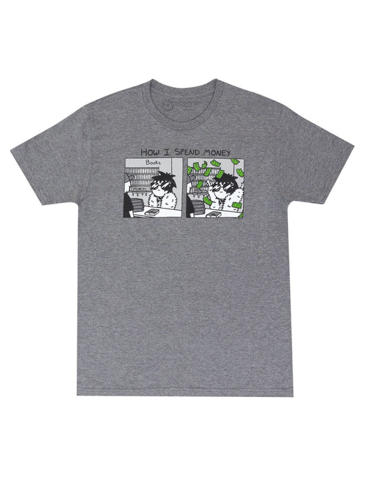 Sarah's Scribbles: How I Spend Money Unisex T-Shirt XXX-Large