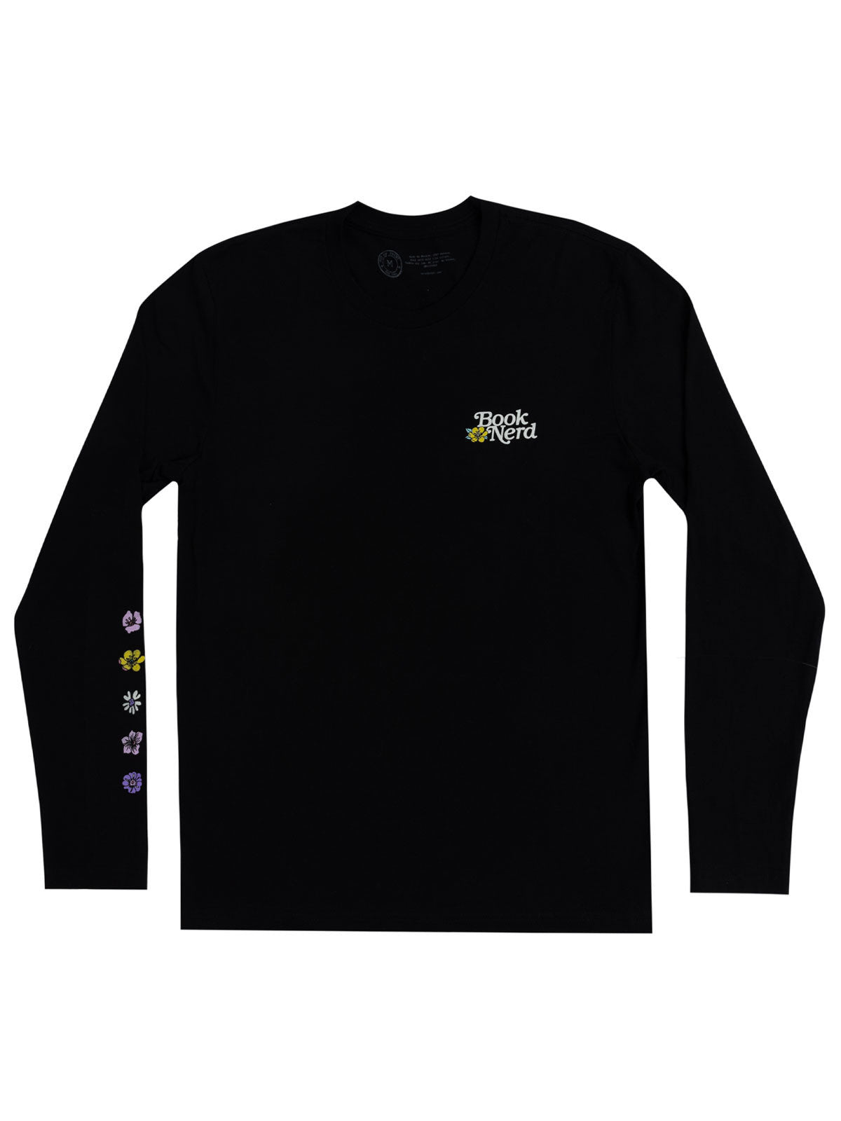 Book Nerd Floral Unisex Long Sleeve X-Large
