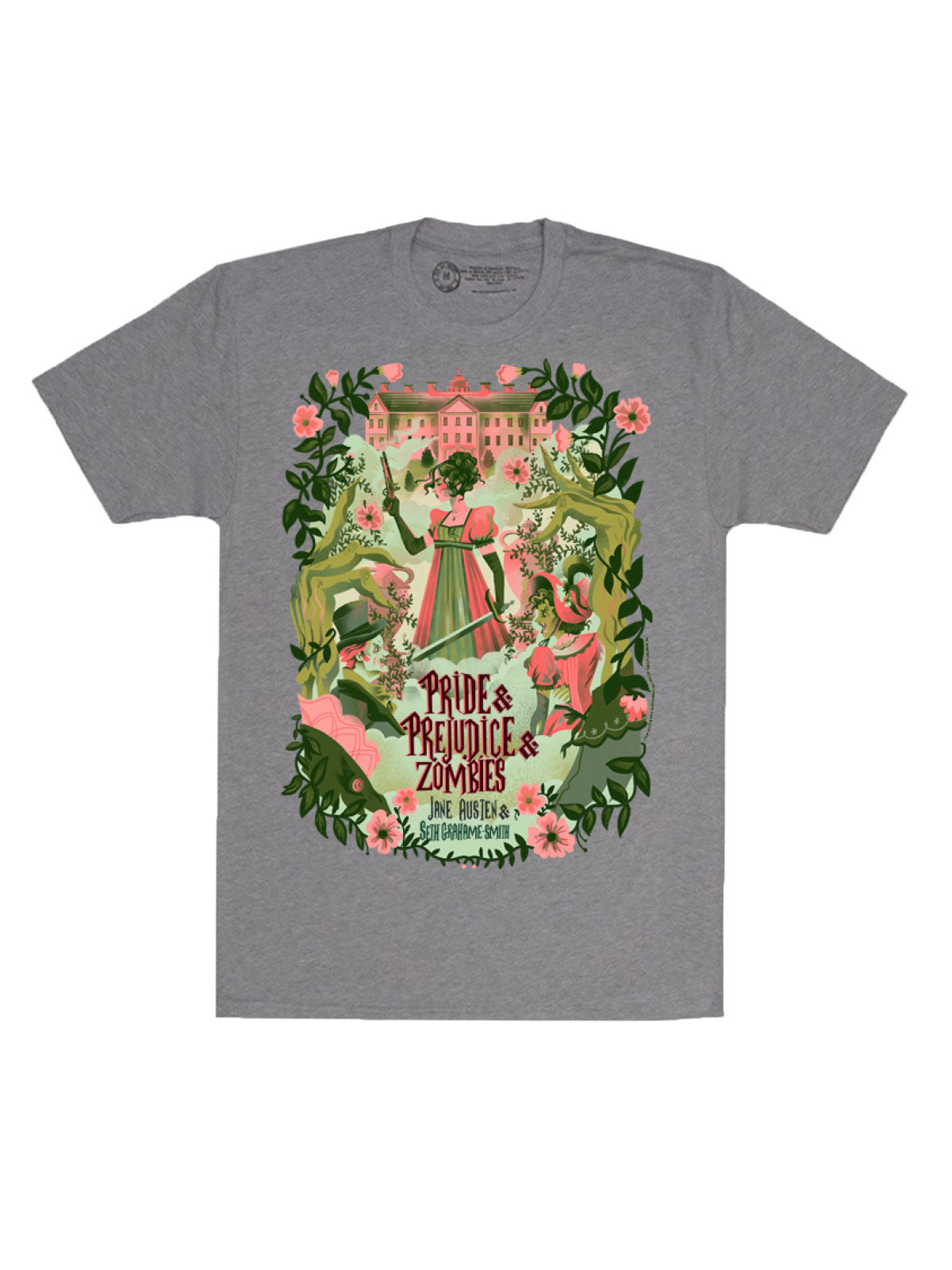 Mountford: Pride and Prejudice and Zombies Unisex T-Shirt XX-Large