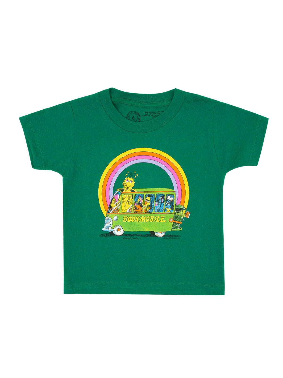 Sesame Street: Bookmobile Kids' T-Shirt - 4 Yr