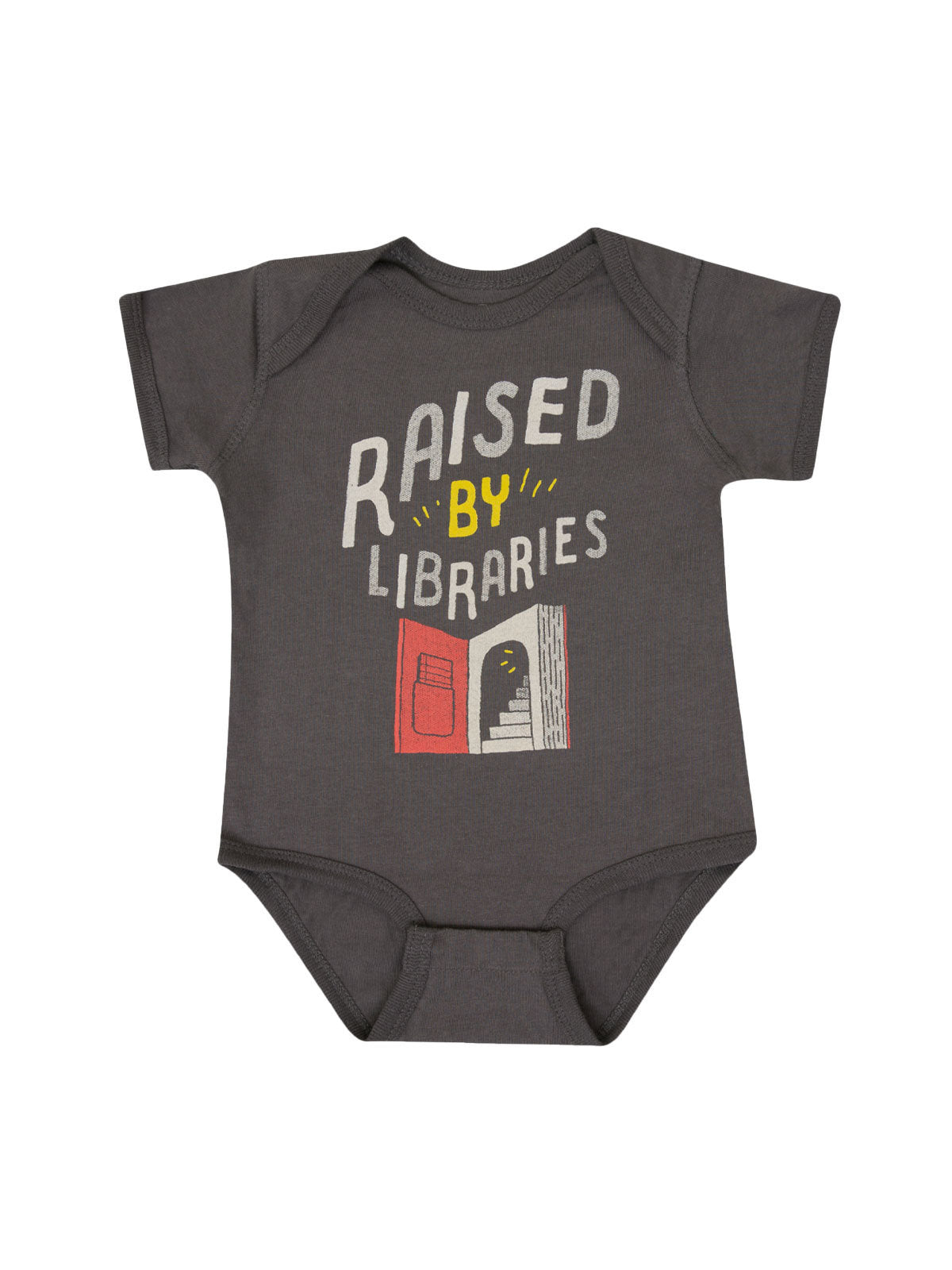 Raised by Libraries Baby Bodysuit - 18 Mo