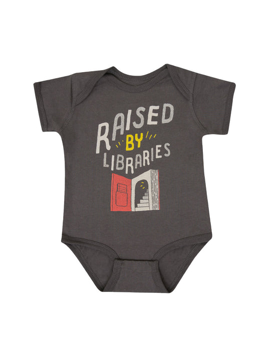 Raised by Libraries Baby Bodysuit - 18 Mo
