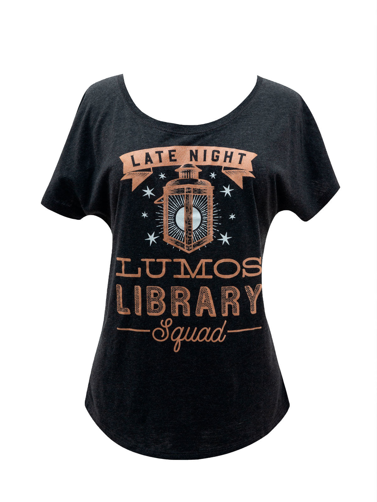 Lumos Library Squad Women's Relaxed Fit T-Shirt Small