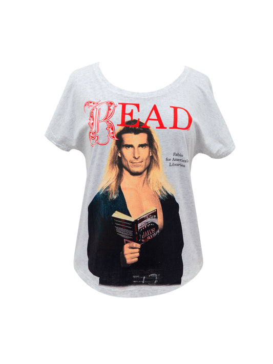 Fabio READ Women's Relaxed Fit T-Shirt XX-Large