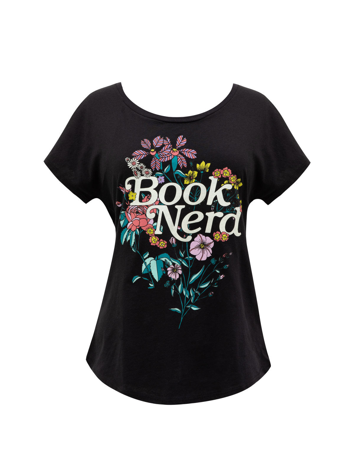 Book Nerd Floral Women's Relaxed Fit T-Shirt X-Large