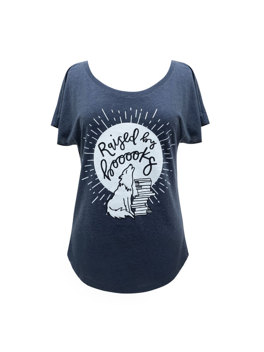Raised by Books Women's Relaxed Fit T-Shirt X-Large