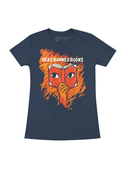 Read Banned Books Women's Crew T-Shirt X-Small