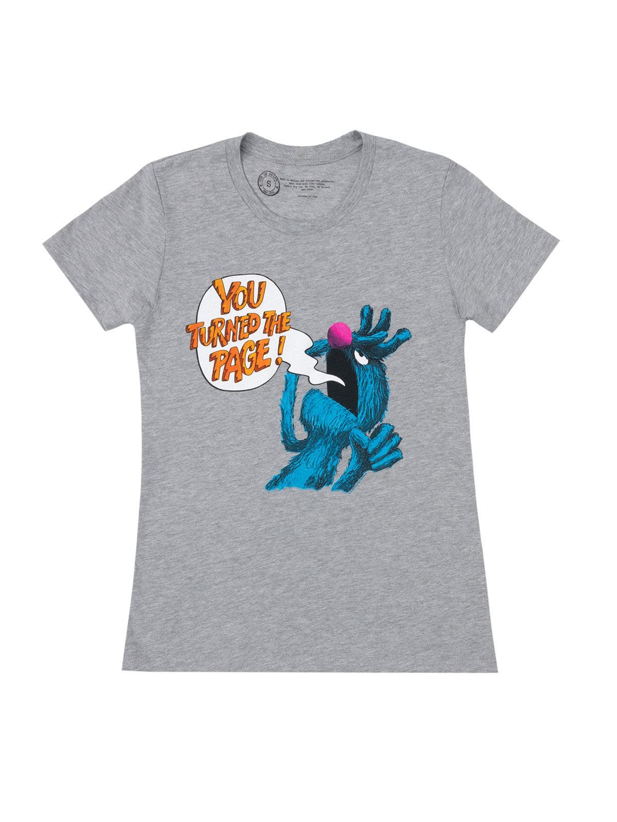 Sesame Street: The Monster at the End of This Book Women's Crew T-Shirt Medium