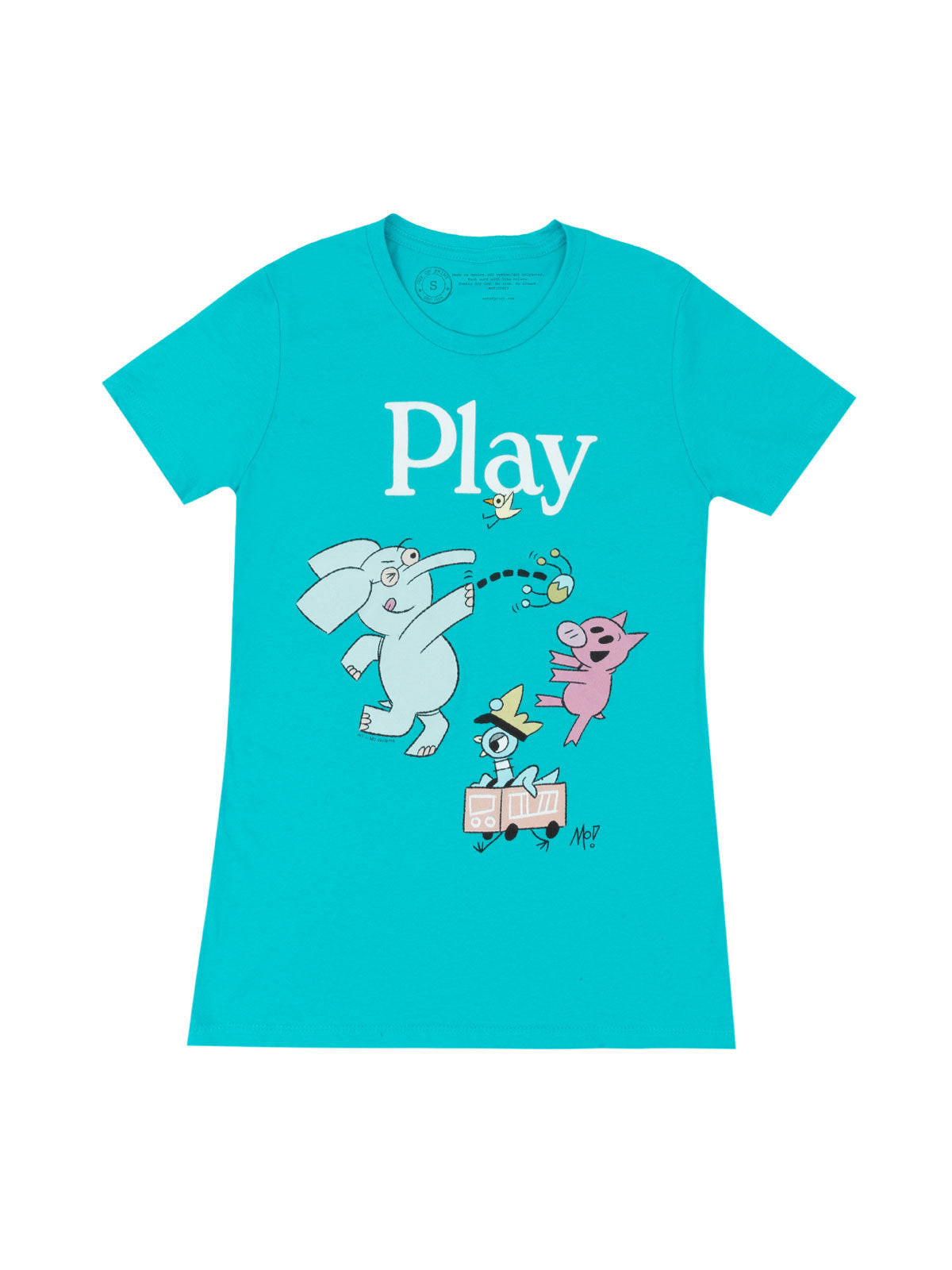 ELEPHANT & PIGGIE Play Women's Crew T-Shirt XXX-Large