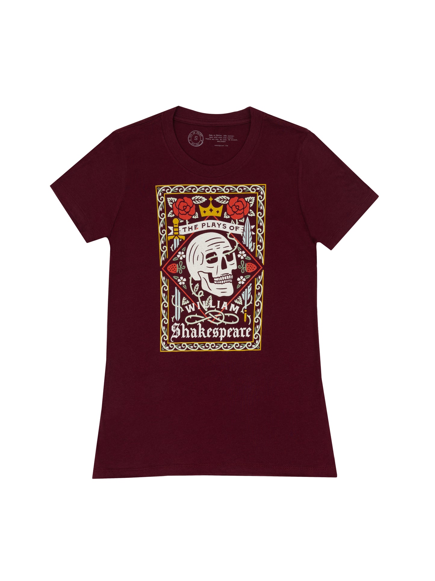 Tanamachi: The Plays of William Shakespeare Women's Crew T-Shirt Medium