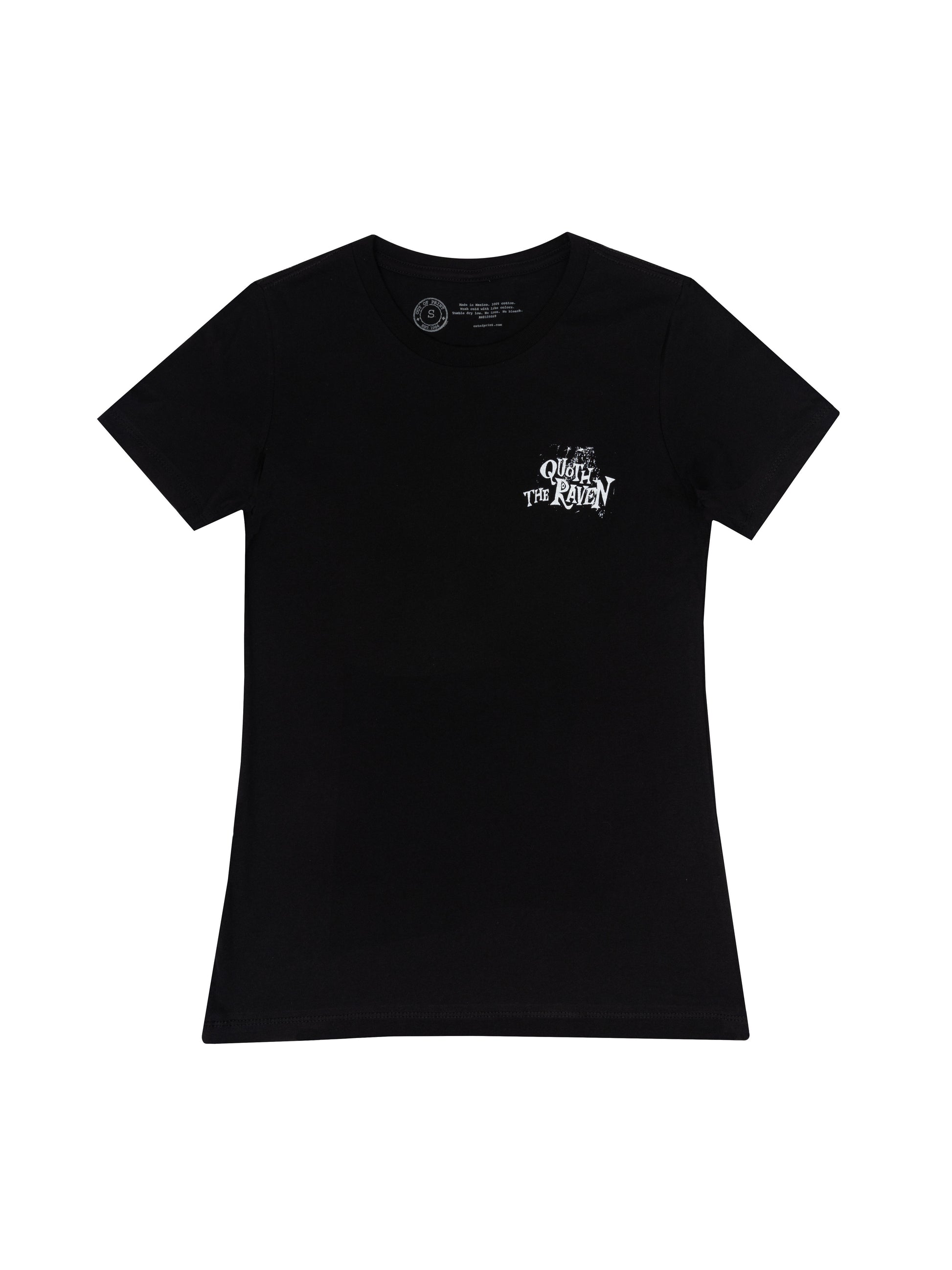 Nevermore Raven Women's Crew T-Shirt Medium