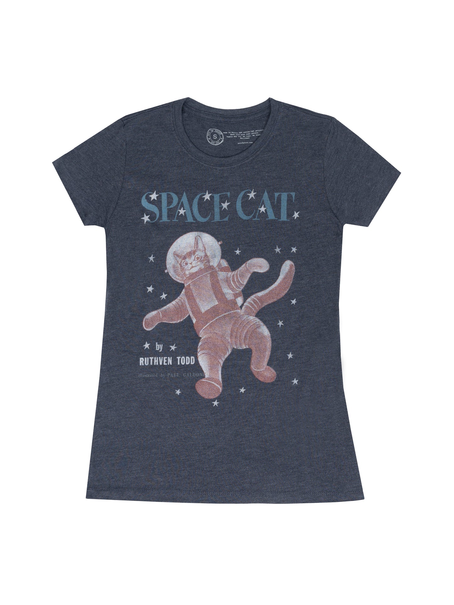 Space Cat Women's Crew T-Shirt Large