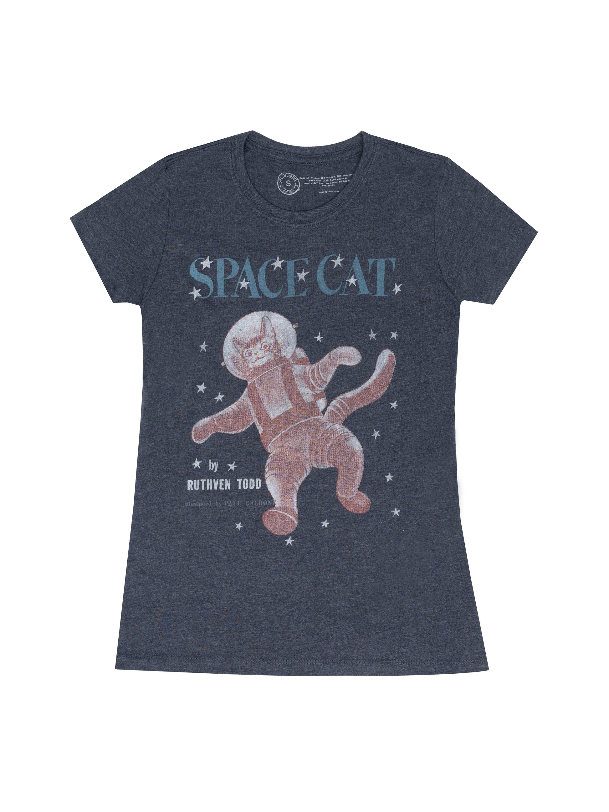 Space Cat Women's Crew T-Shirt Large
